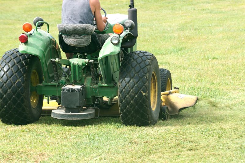 Tractor Mowing detail
