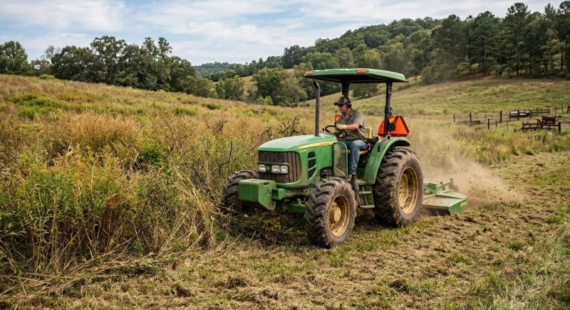 Bush Hogging Service project example
